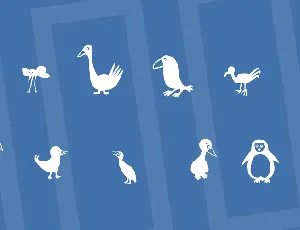 Birds font