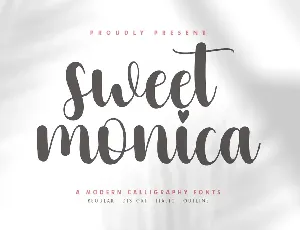 Sweet Monica font