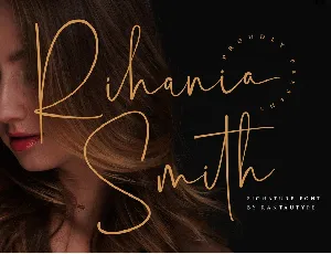 Rihania Smith font