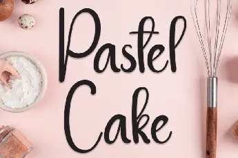 Pastel Cake Script font