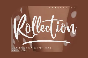 Rollection â€“ Modern Handwritten font