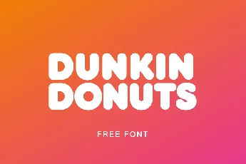 Dunkin Donuts font