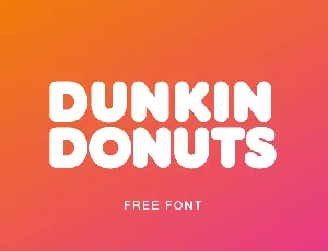 Dunkin Donuts font