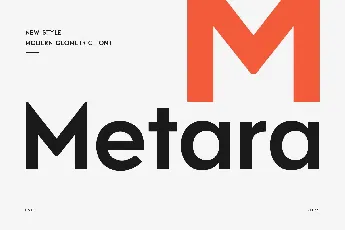 Metara font