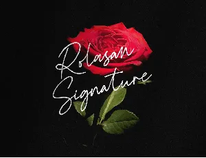 Rolasan Signature font