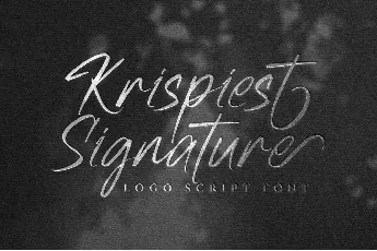 Krispiest Signature font