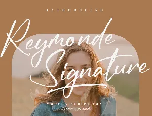 Reymonde Signature font