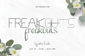 Freakouts Duo font