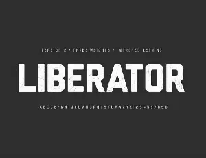 Liberator font