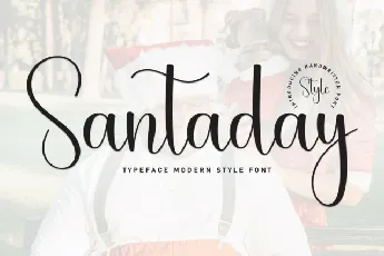 Santaday Script font