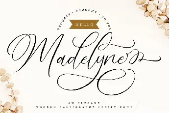 Hello Madelyne font