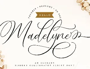 Hello Madelyne font