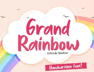 Grand Rainbow font