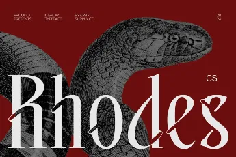 CS Rhodes font