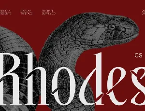 CS Rhodes font