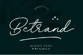 Betrand font