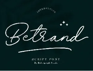 Betrand font