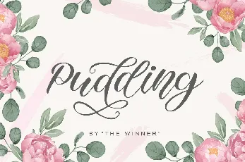 Pudding font