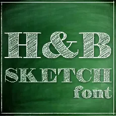 H&B Sketch Demo font