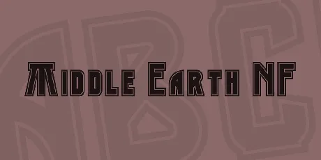 Middle Earth NF font