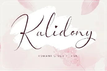 Kalidony font