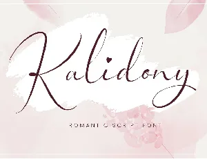 Kalidony font