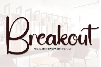 Breakout Script Typeface font