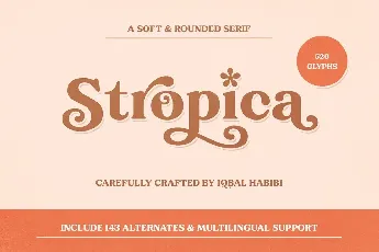 Stropica font