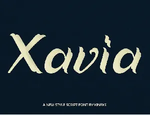 Xavia font