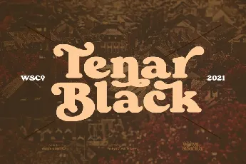 Tenar Black Serif font