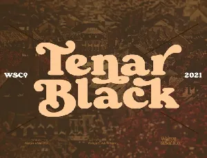 Tenar Black Serif font