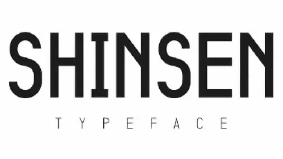 Shinsen Sans Serif font