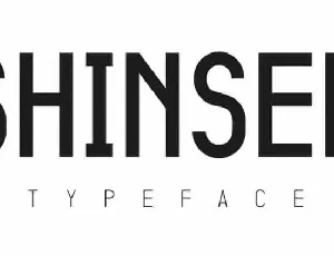 Shinsen Sans Serif font