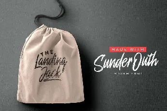 Sunder Outh Brush font