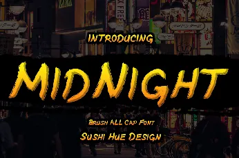 MidNight font