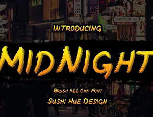 MidNight font