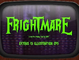 Frightmare font