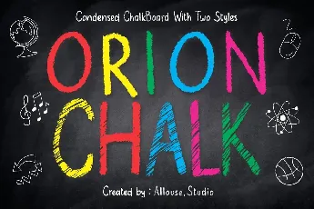 Orion Chalk Demo font