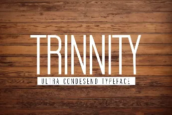 Trinnity font