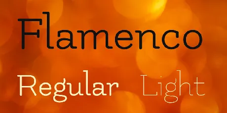 Flamenco font