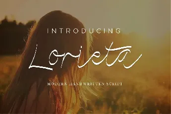 Lorieta DEMO font