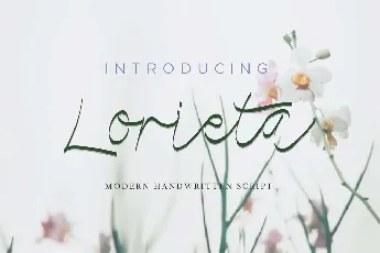 Lorieta DEMO font