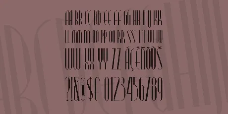 Modern Typography NF font