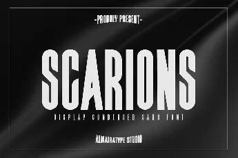 Scarions font