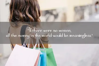 Woman Quotes font