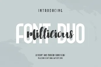 Millicious Duo font