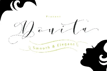 Donita Script font