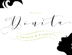 Donita Script font