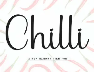 Chilli Script font