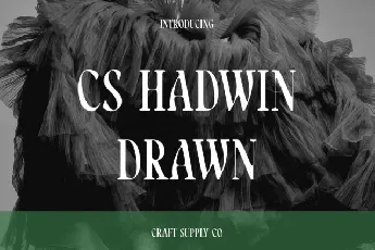 CS Hadwin Drawn font